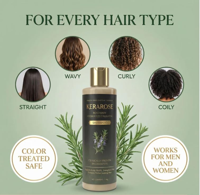 Rosemary Hydrolyzed Keratin Hair Shampoo P1