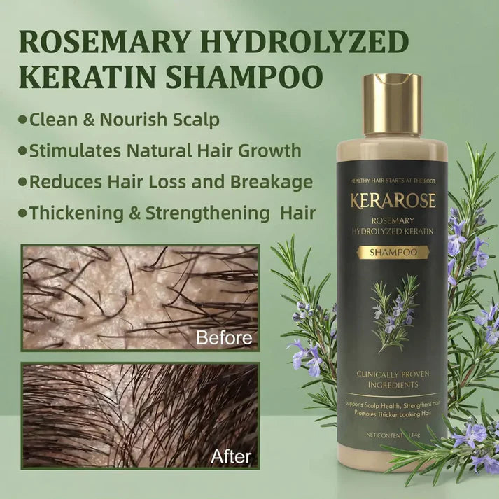 Rosemary Hydrolyzed Keratin Hair Shampoo P1