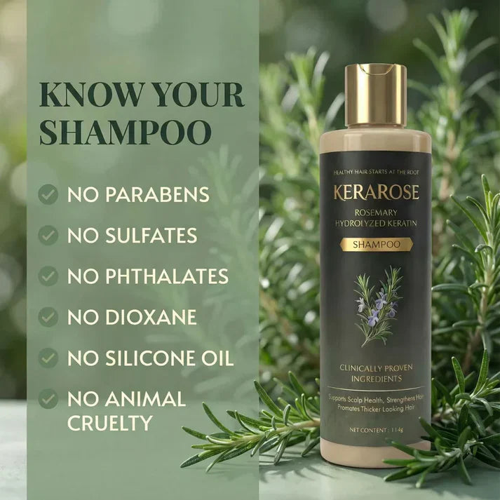 Rosemary Hydrolyzed Keratin Hair Shampoo P1