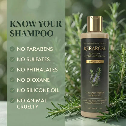 Rosemary Hydrolyzed Keratin Hair Shampoo P1